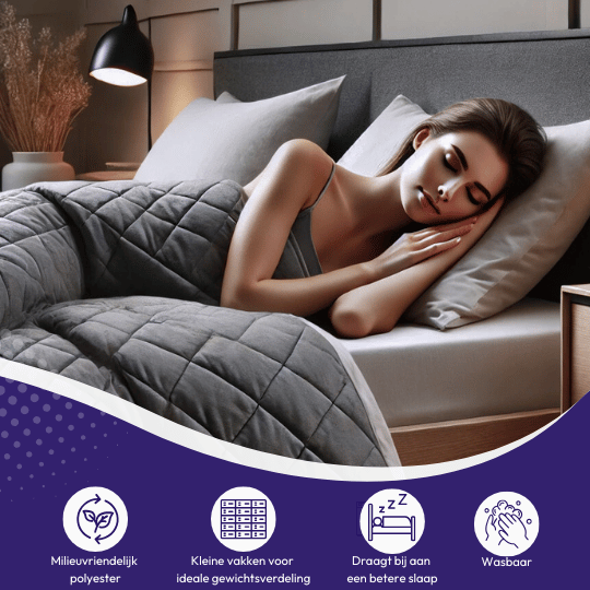 Weighted blanket 9 kg - 150 x 210 cm, extra long