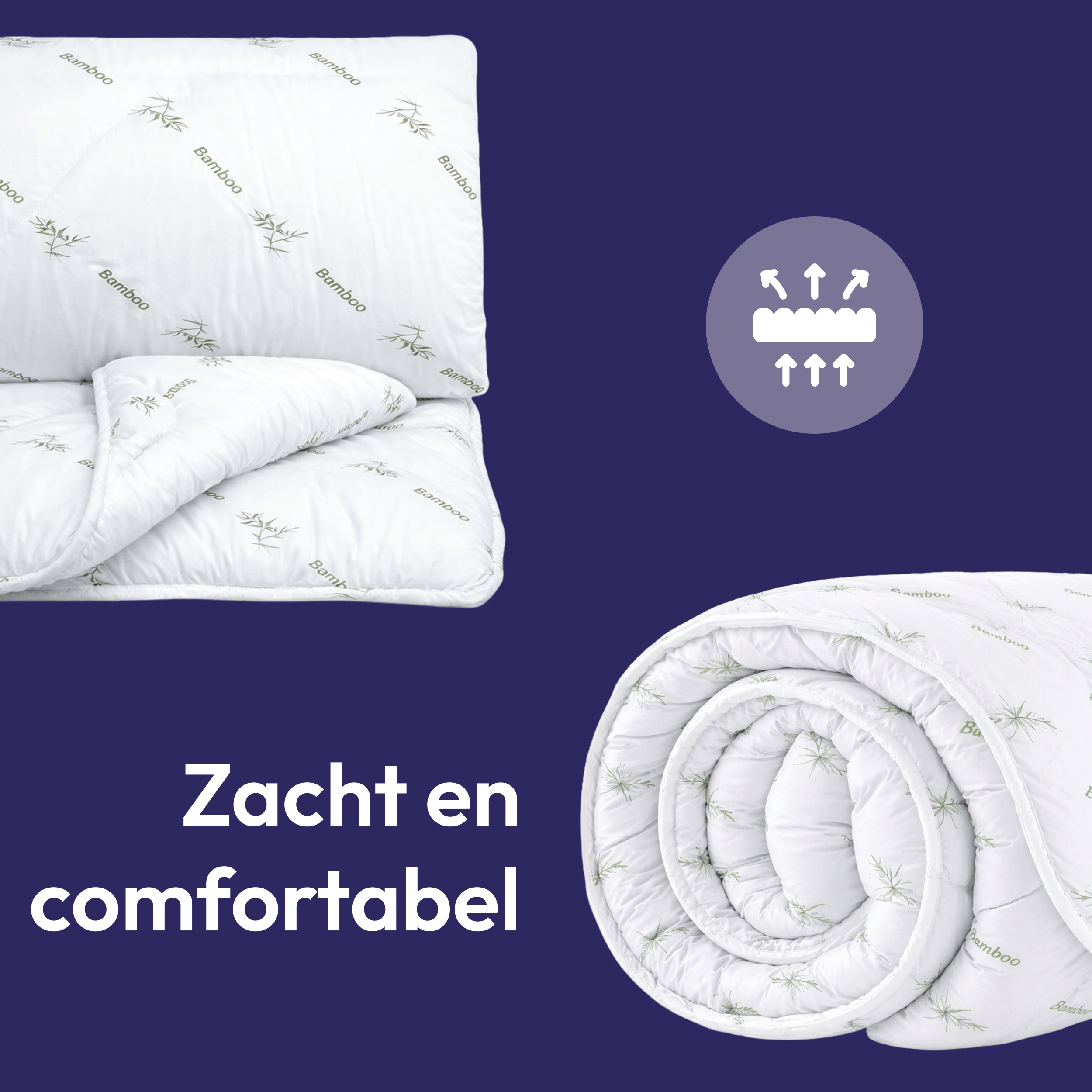 Zacht bamboe dekbed
