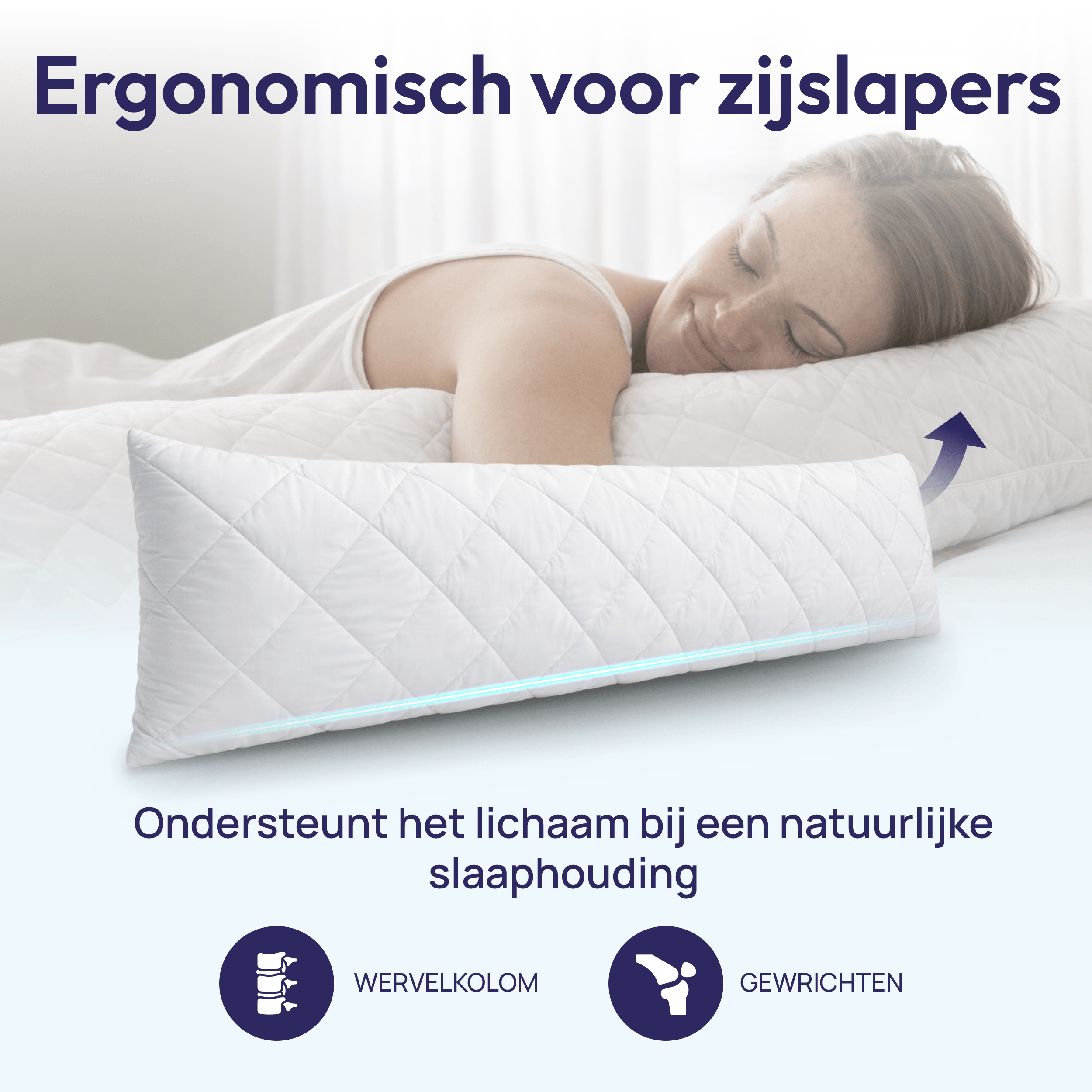 Comfeur Body Pillow - Zwangerschapskussen - 45x145 cm