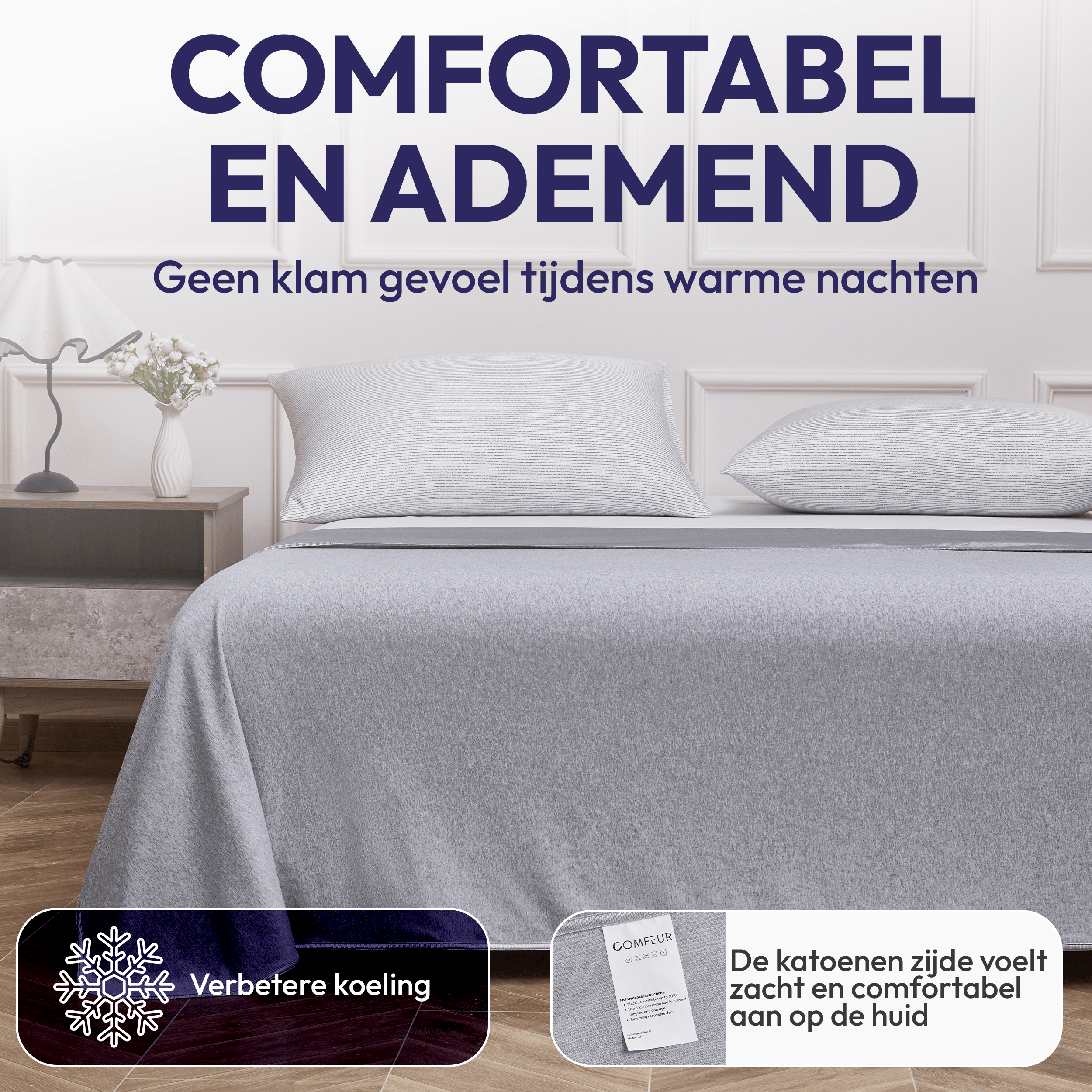 Verkoelende deken - Cooling blanket 140 x 220 cm
