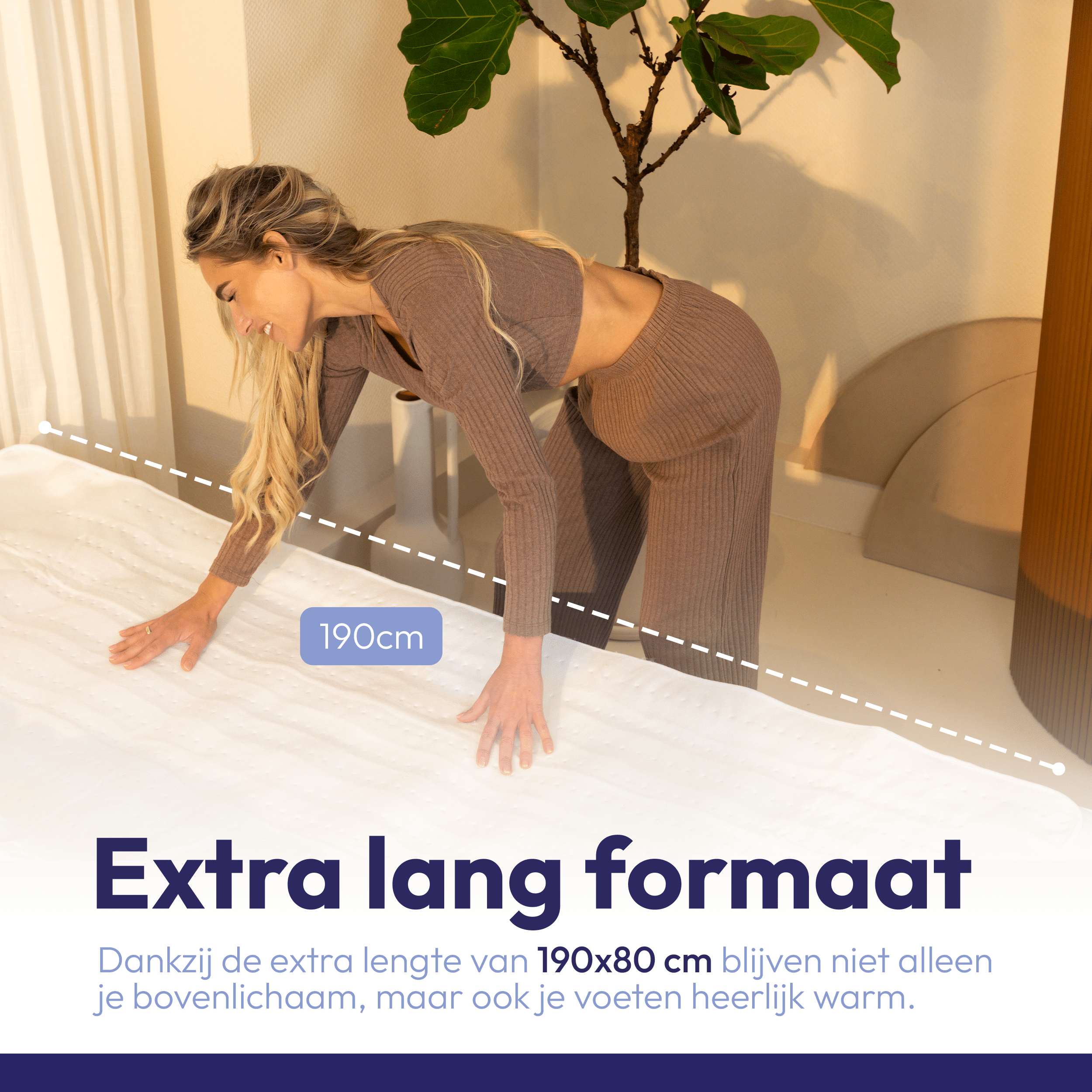 Comfeur Heizdecke extra lang - 190x80 CM