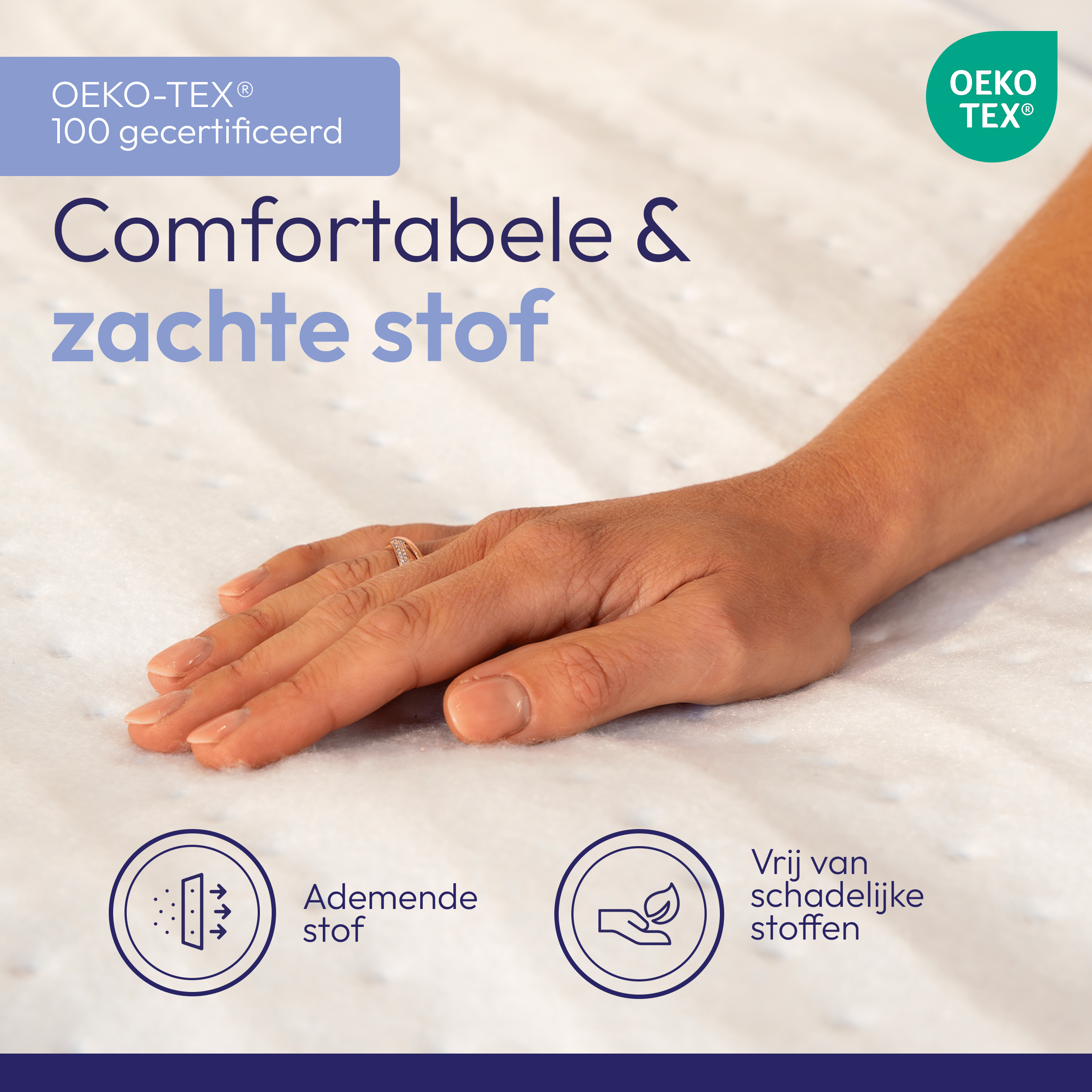 Zachte, comfortabele stof