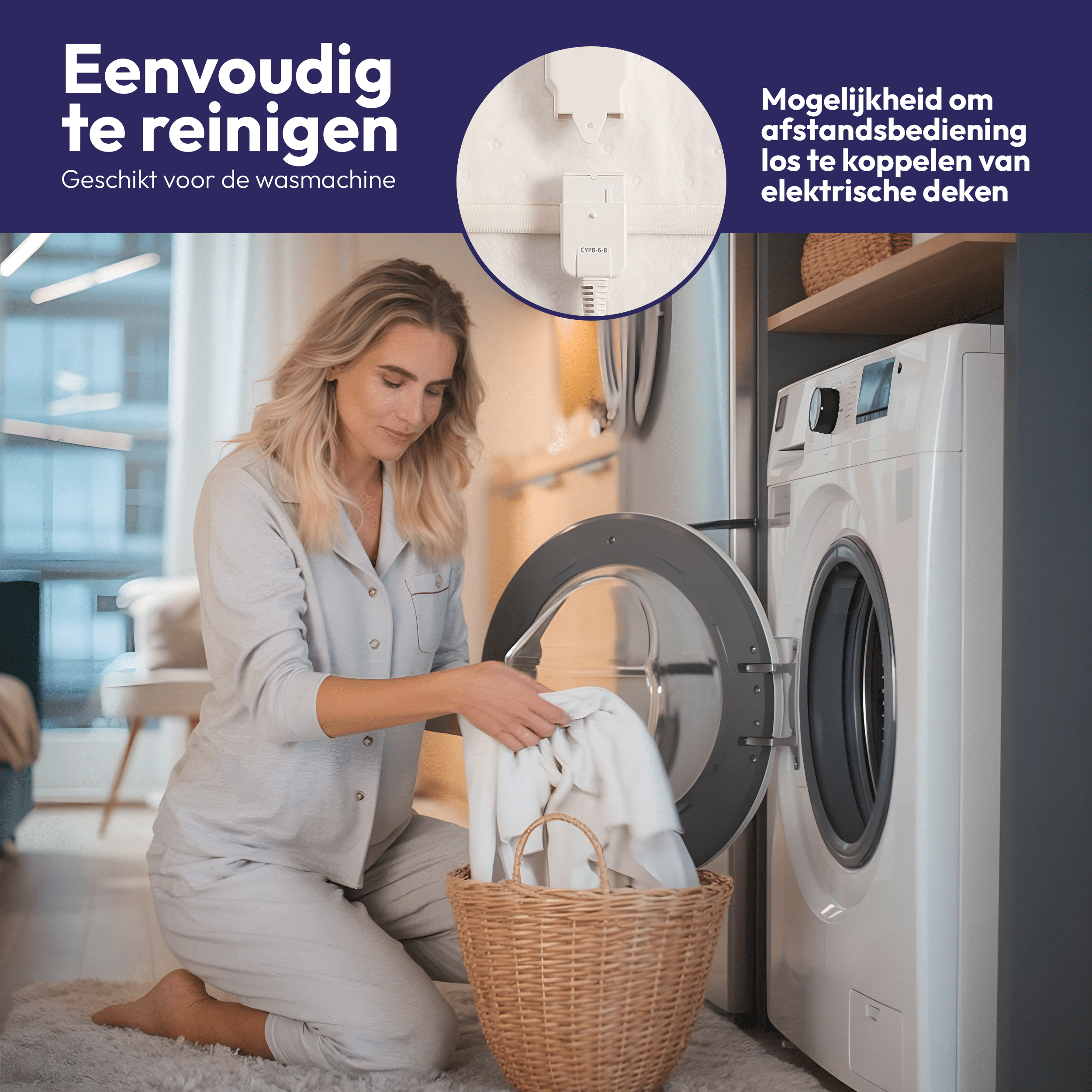 Eenvoudig uitwasbaar