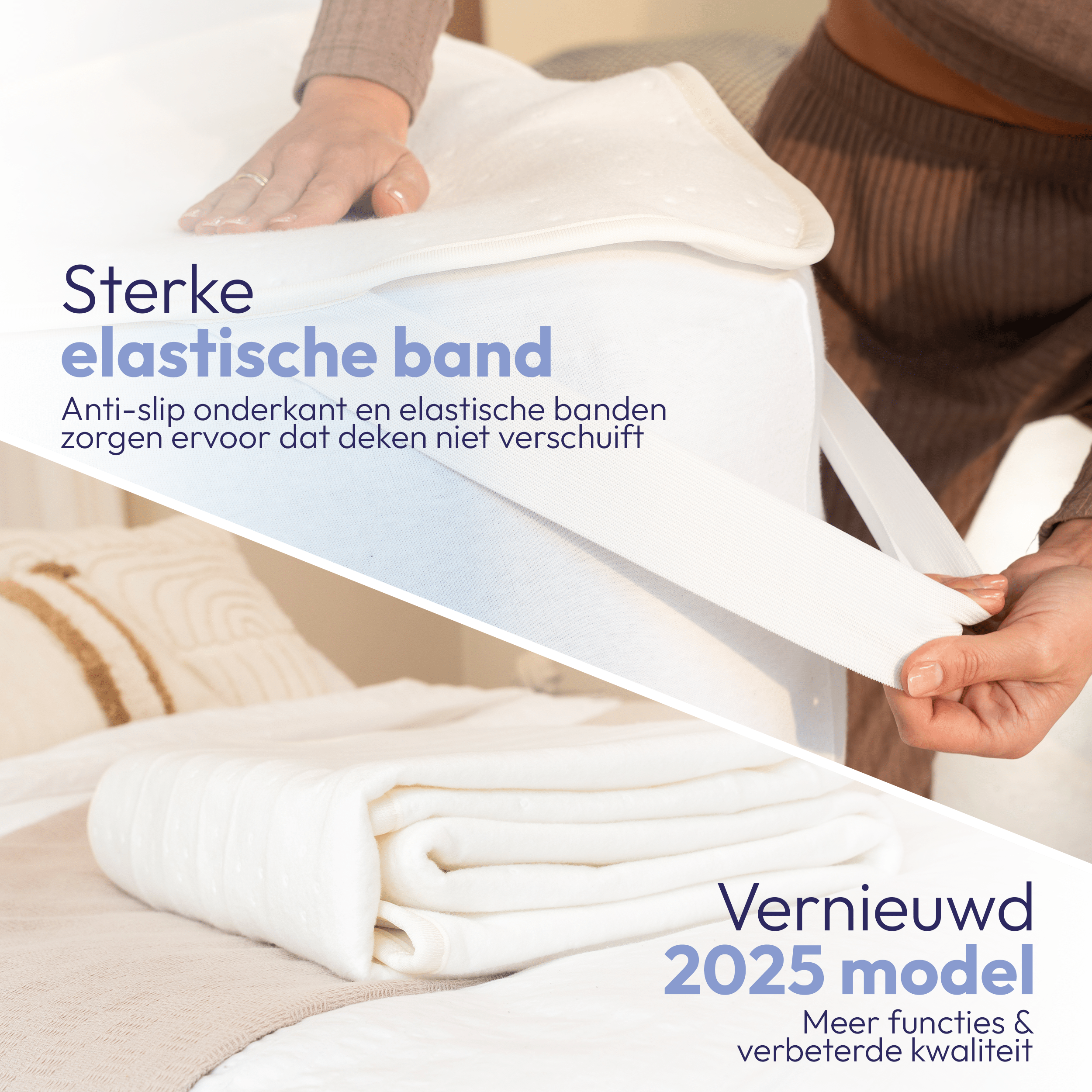 Comfeur elektrische onderdeken met preheat functie - Extra lang - 190x80 cm