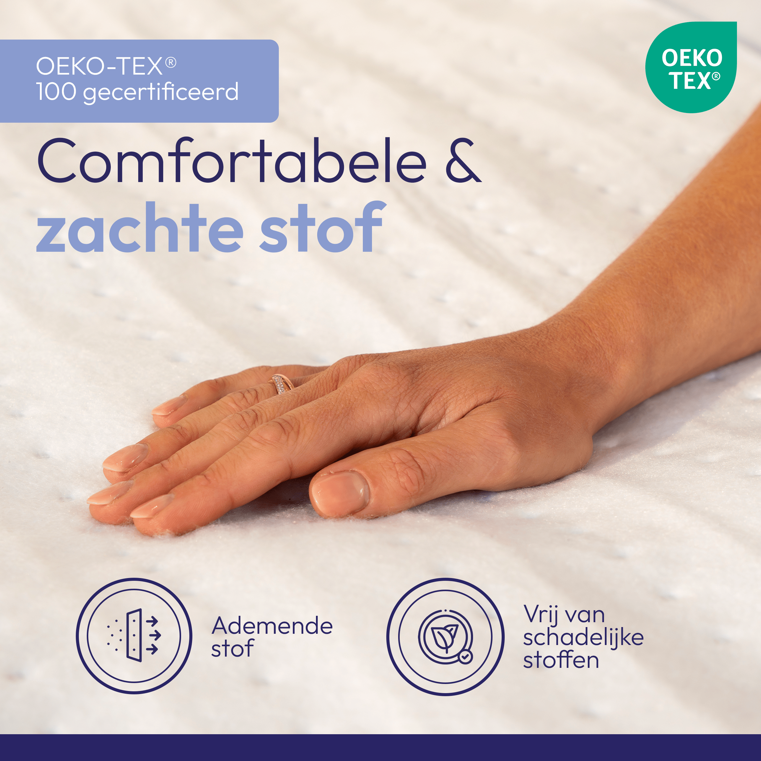 Zachte, comfortabele stof