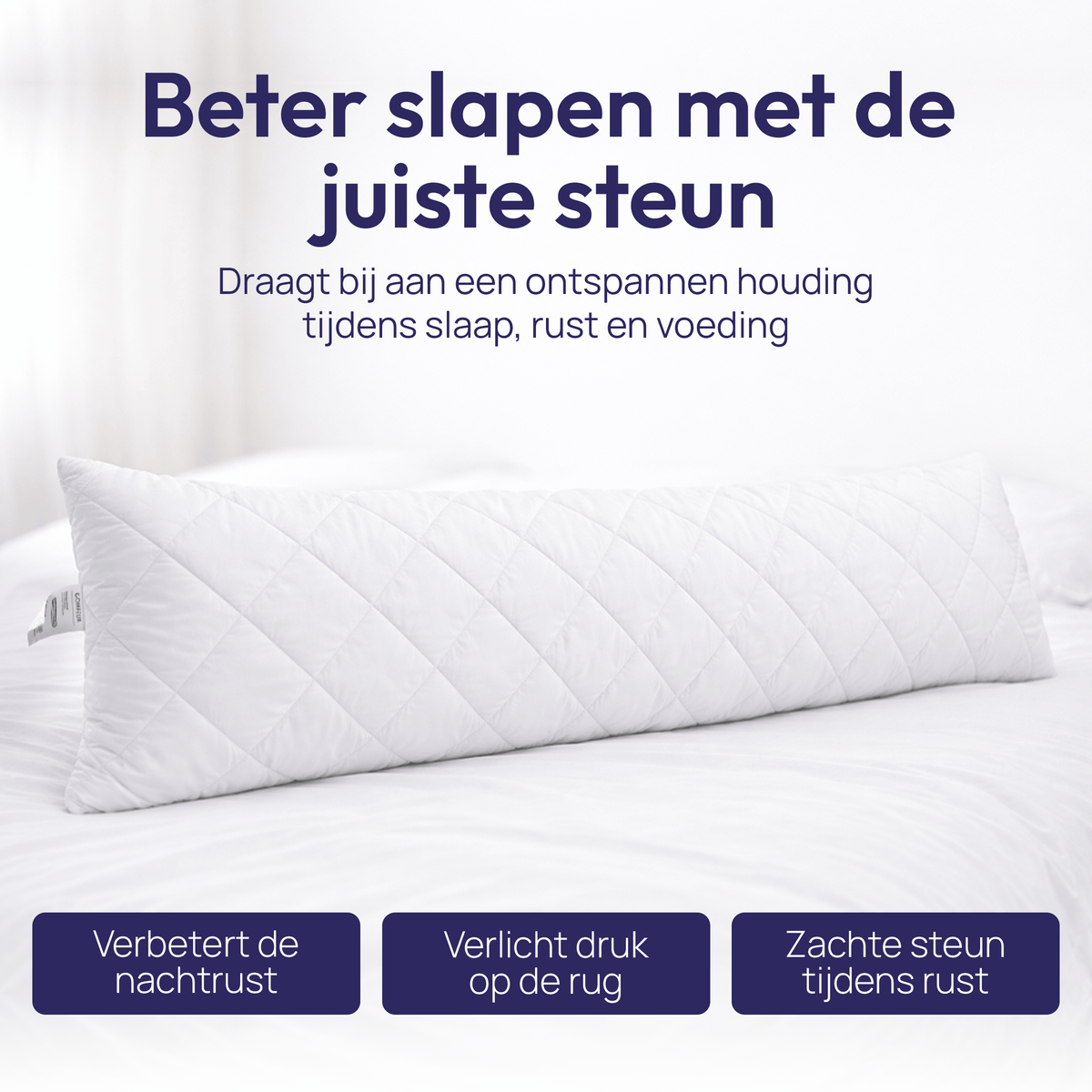 Comfeur Body Pillow - Zwangerschapskussen - 45x145 cm
