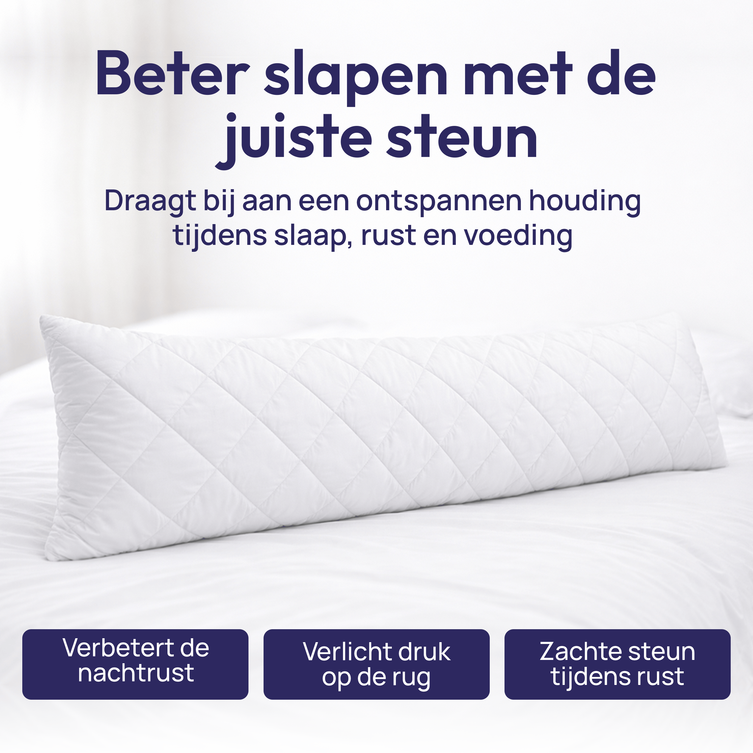 Comfeur Body Pillow - Zwangerschapskussen - 45x145 cm