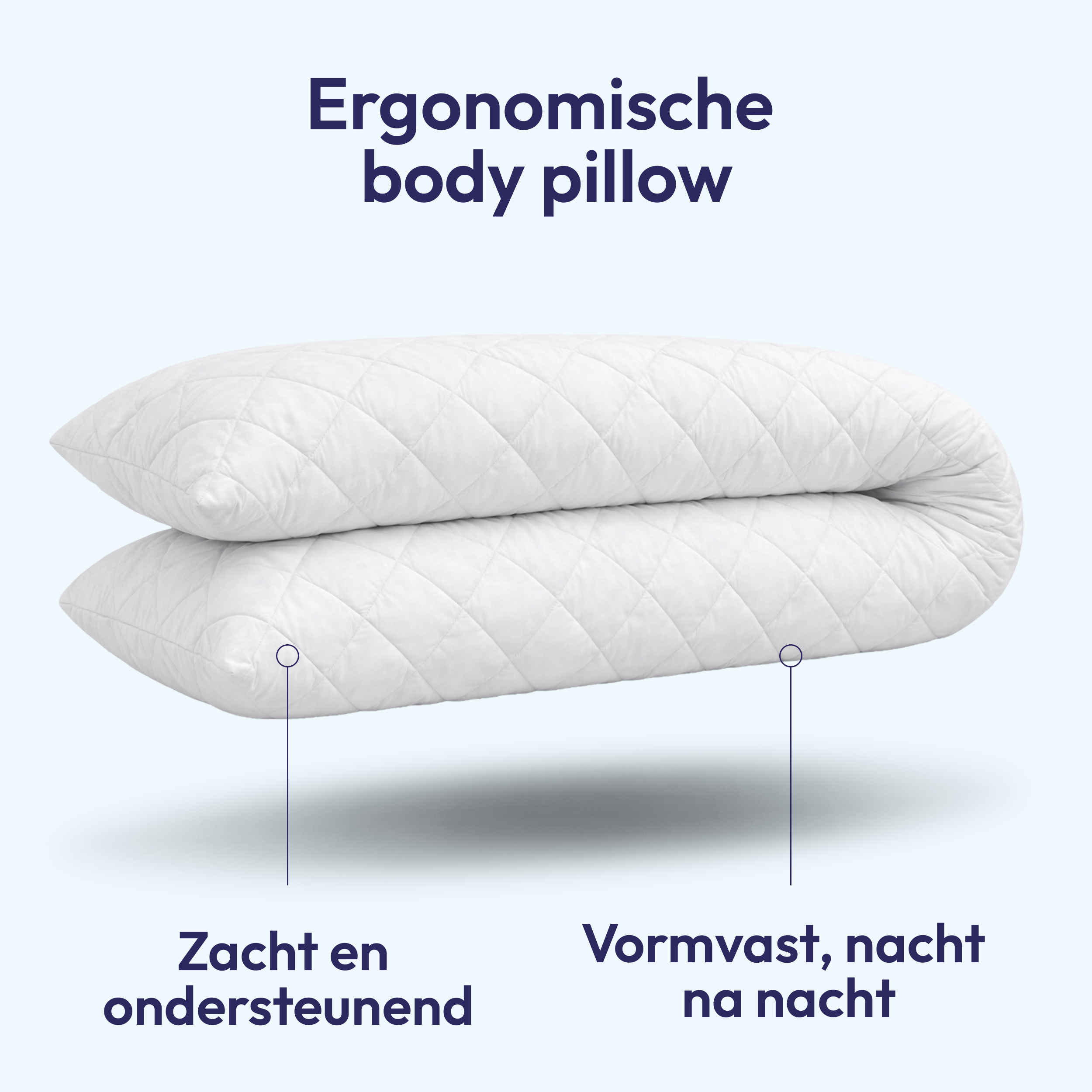Comfeur Body Pillow - Zwangerschapskussen - 45x145 cm