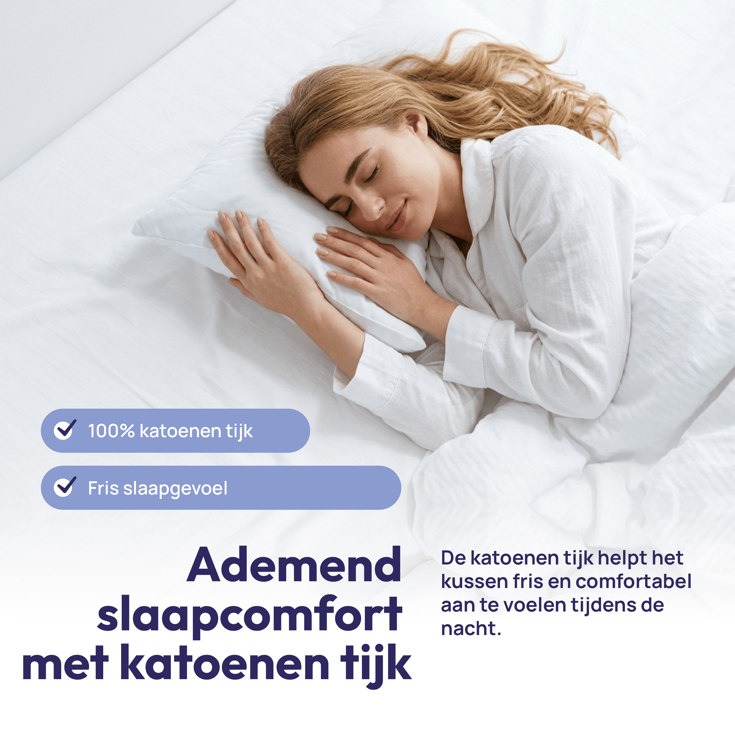 Comfeur Eendendons Kussen 60 x 70 cm