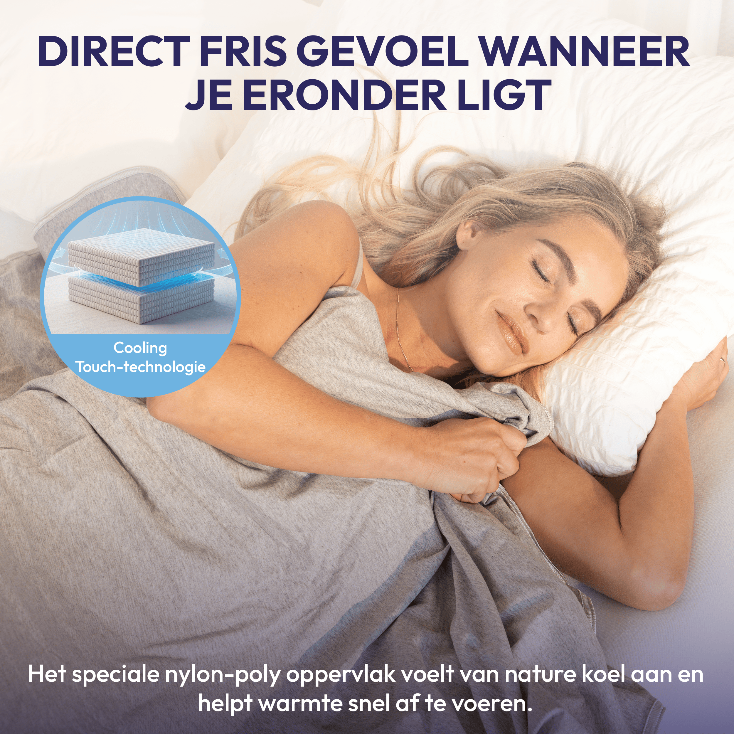 Verkoelende deken - Cooling blanket 140 x 220 cm