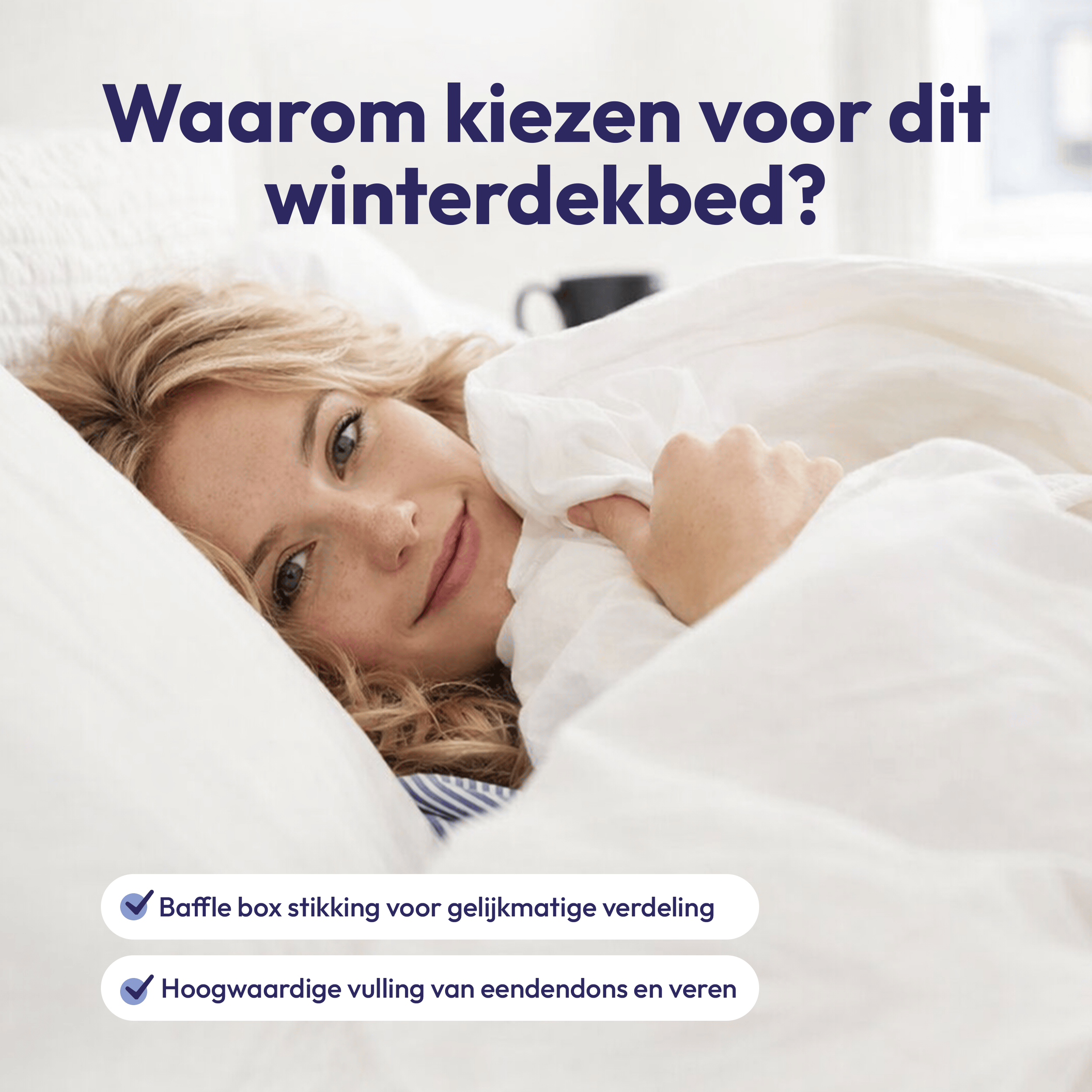 Comfeur Winterdecke mit Entendaunen – Daunen & Federn