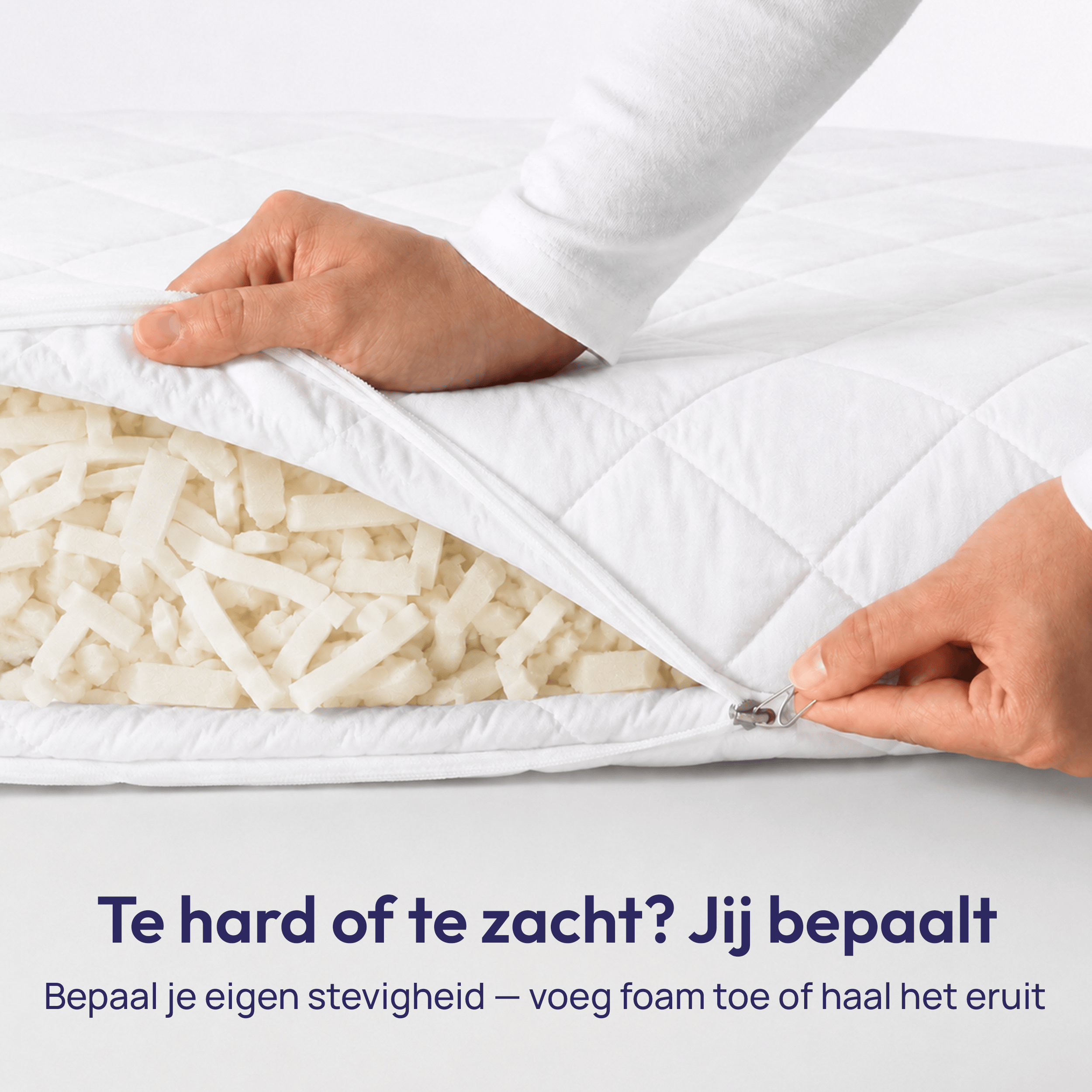 Comfeur Body Pillow memory foam - Ondersteunende zijslaapkussen