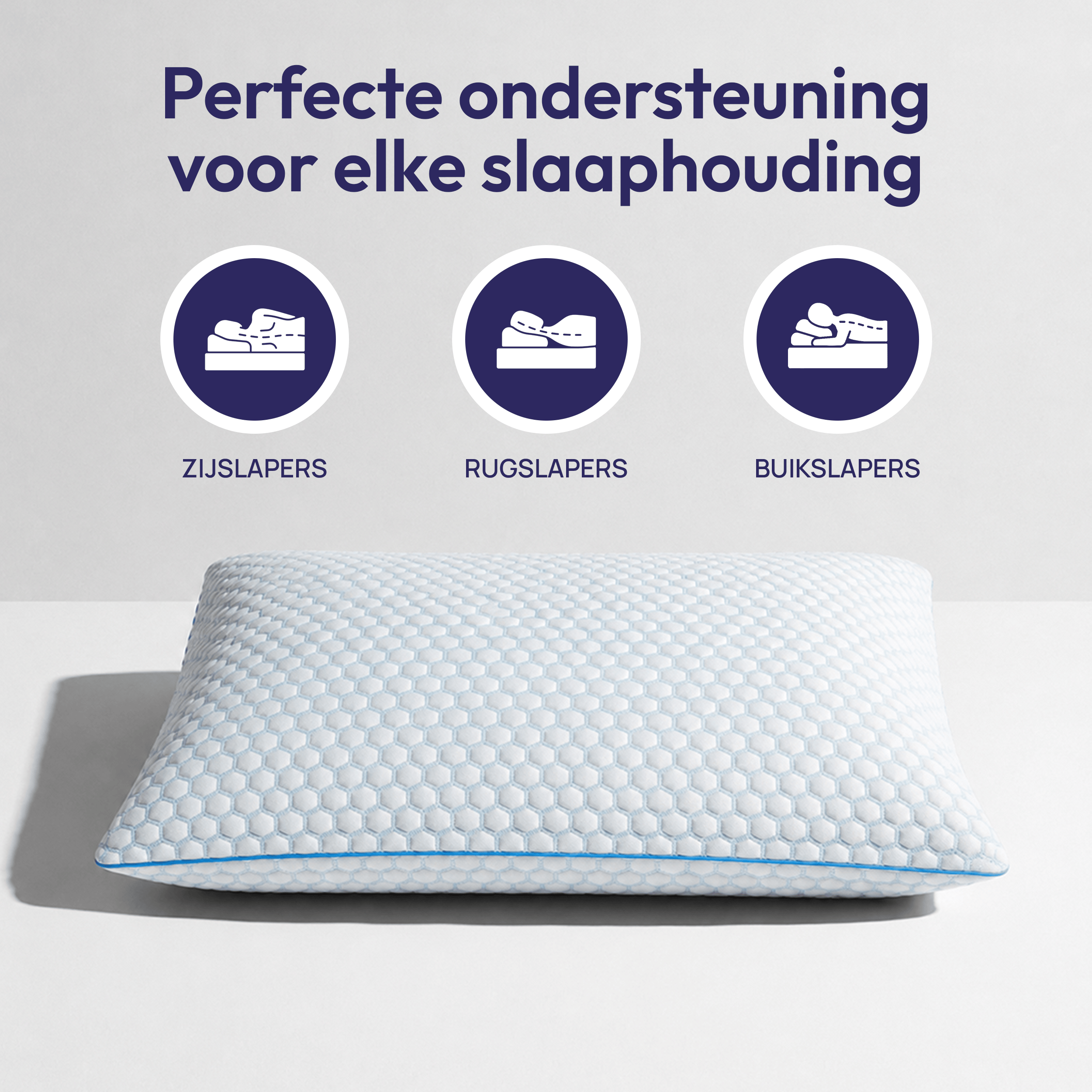 Comfeur verkoelend hoofdkussen - Memory foam - 60 x 70 cm