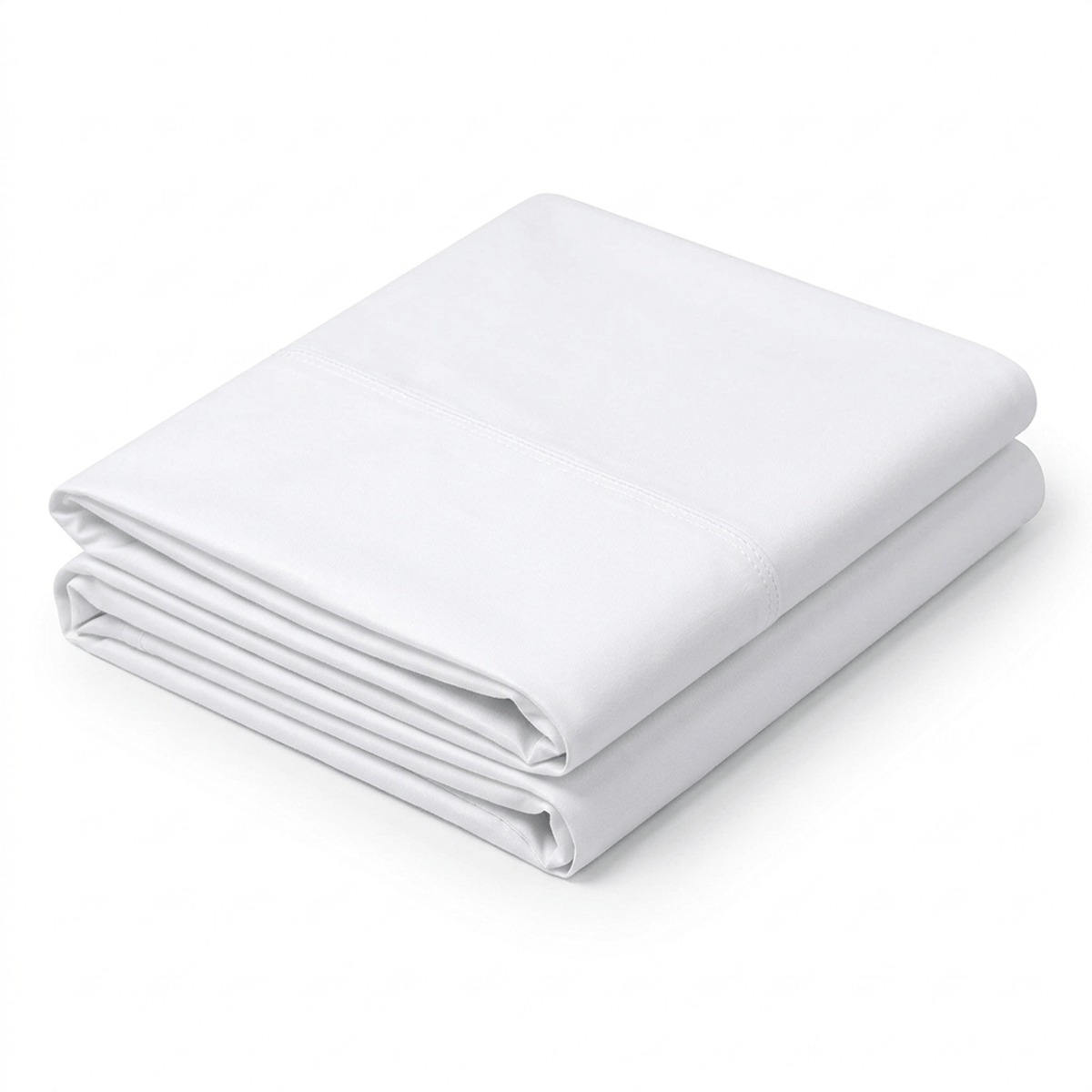 Comfeur-Kissenbezug 160 x 50 cm – Silk Touch – Weiß (mit Reißverschluss)